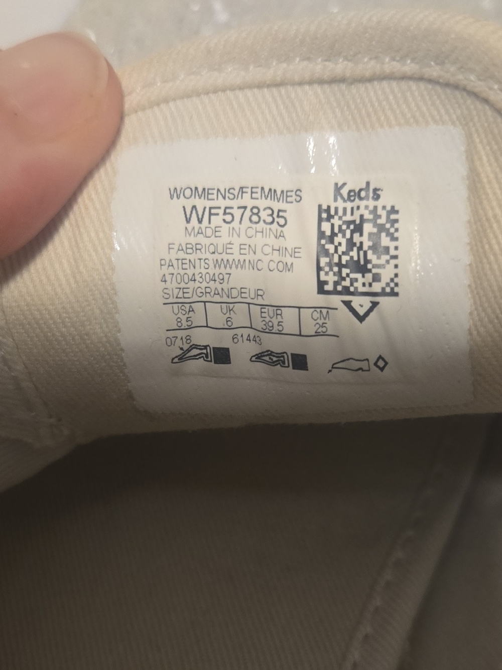 Keds x Kate Spade New York White Glitter Women's Low Top Sneaker Size 8.5 - Picture 11 of 11